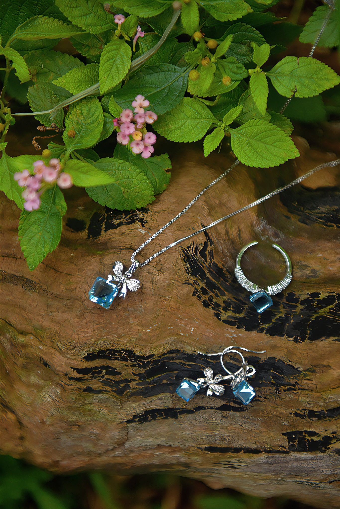 SUMMER SKY BLUE JEWELRY SETS