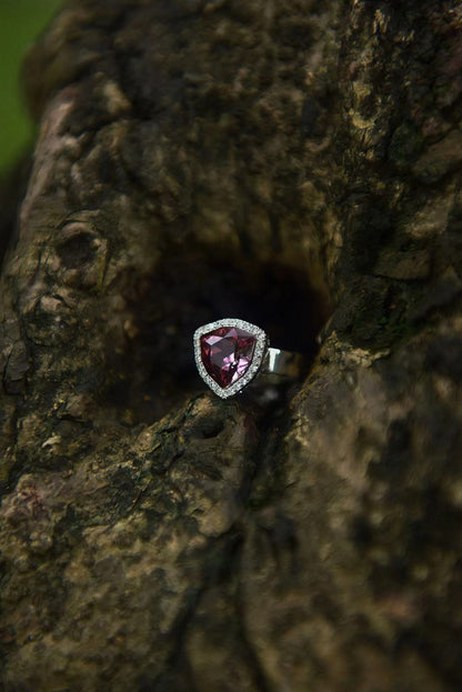 ETERNAL LOVE PURPLE CRYSTAL RING