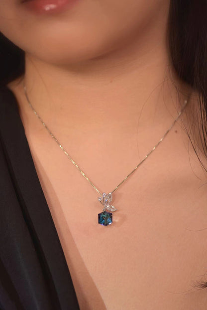 SERENITY CRYSTAL PRISM NECKLACE