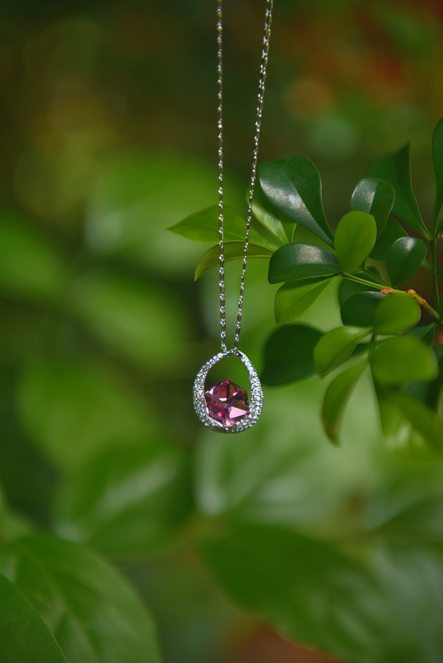 SERENITY CRYSTAL PRISM NECKLACE